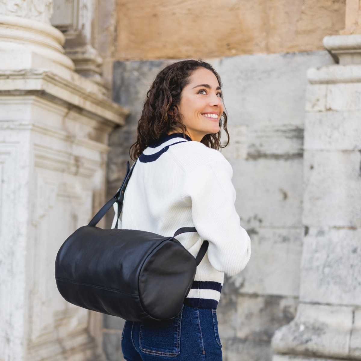 Bolso Oxford negro unisex