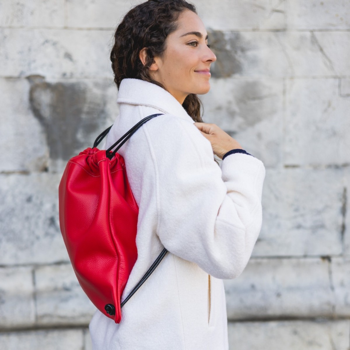 Mochila roja unisex