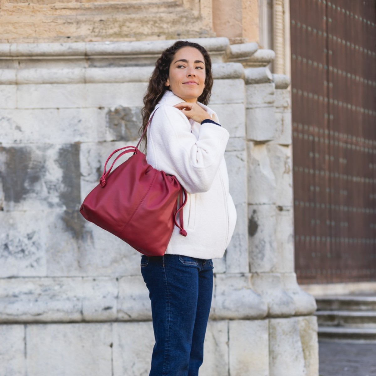 Bolso Korea rojo