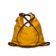 Bolso mochila mostaza