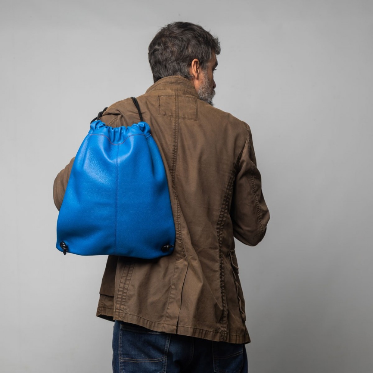 Mochila azul unisex